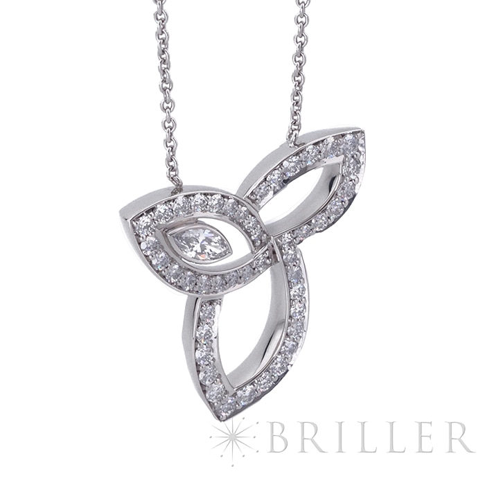 HARRY WINSTON ハリー・ウィンストン リリークラスター ペンダント プラチナ ダイヤモンド PEDPMQRFLC 8