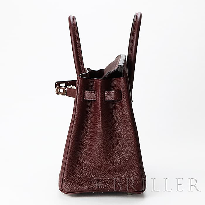 HERMES エルメス バーキン 25 トゴ ボルドー シルバー金具 9