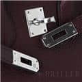 HERMES エルメス バーキン 25 トゴ ボルドー シルバー金具 16