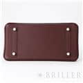HERMES エルメス バーキン 25 トゴ ボルドー シルバー金具 17