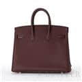 HERMES エルメス バーキン 25 トゴ ボルドー シルバー金具 1