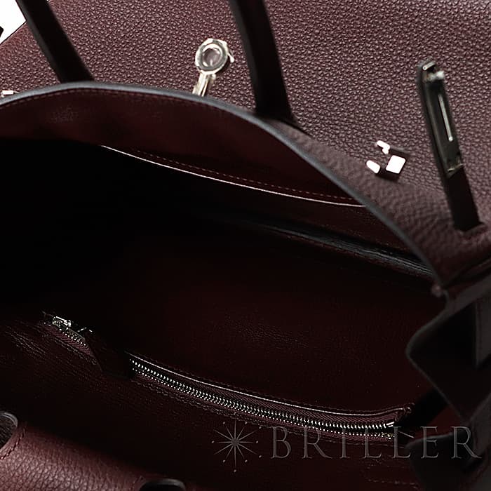 HERMES エルメス バーキン 25 トゴ ボルドー シルバー金具 19