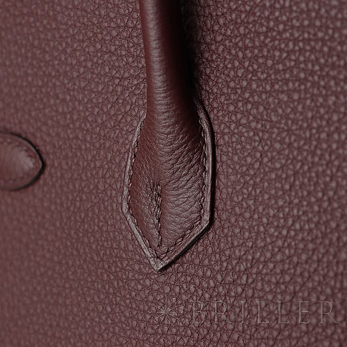 HERMES エルメス バーキン 25 トゴ ボルドー シルバー金具 21