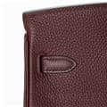 HERMES エルメス バーキン 25 トゴ ボルドー シルバー金具 27