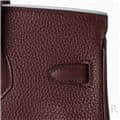 HERMES エルメス バーキン 25 トゴ ボルドー シルバー金具 28