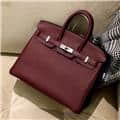 HERMES エルメス バーキン 25 トゴ ボルドー シルバー金具 2