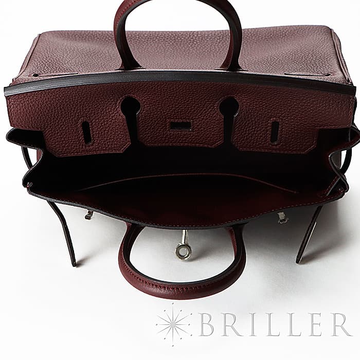 HERMES エルメス バーキン 25 トゴ ボルドー シルバー金具 3