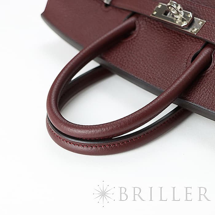 HERMES エルメス バーキン 25 トゴ ボルドー シルバー金具 4