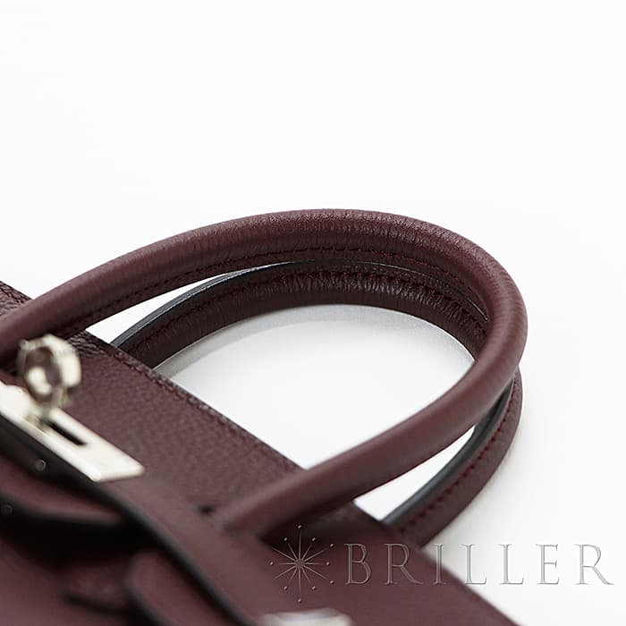 HERMES エルメス バーキン 25 トゴ ボルドー シルバー金具 5