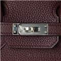 HERMES エルメス バーキン 25 トゴ ボルドー シルバー金具 6