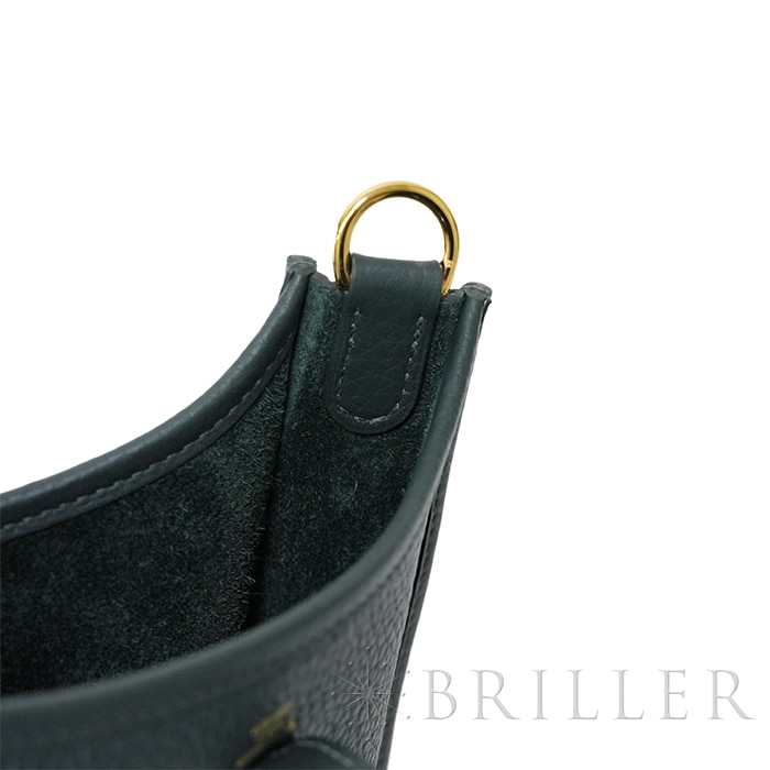 HERMES エルメス エヴリン TPM トリヨンクレマンス ヴェールマングローブ ゴールド金具 25
