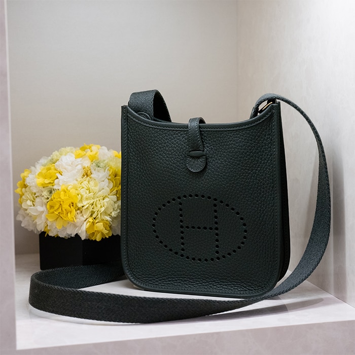 HERMES エルメス エヴリン TPM トリヨンクレマンス ヴェールマングローブ ゴールド金具 2
