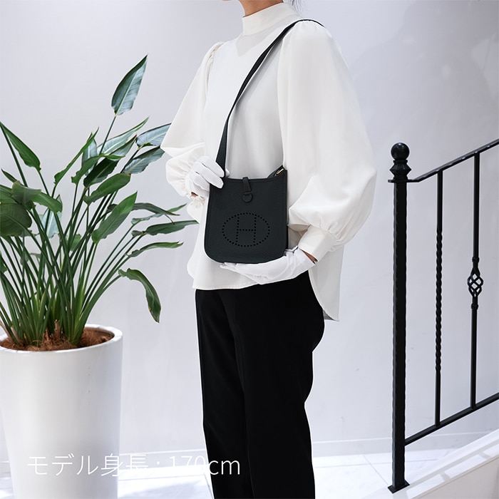 HERMES エルメス エヴリン TPM トリヨンクレマンス ヴェールマングローブ ゴールド金具 29