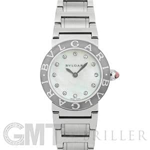 BVLGARI ブルガリ ブルガリ・ブルガリ BBL26WSS/12 12Pダイヤ ホワイト MOP