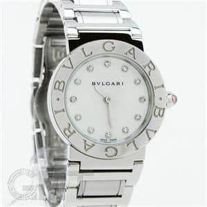 BVLGARI ブルガリ ブルガリ・ブルガリ BBL26WSS/12 12Pダイヤ ホワイト MOP