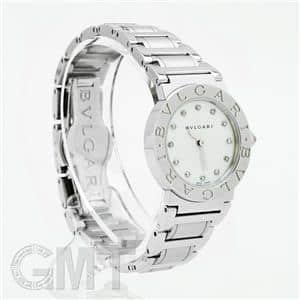 BVLGARI ブルガリ ブルガリ・ブルガリ BBL26WSS/12 12Pダイヤ ホワイト MOP