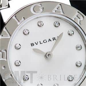 BVLGARI ブルガリ ブルガリ・ブルガリ BBL26WSS/12 12Pダイヤ ホワイト MOP