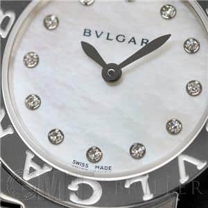 BVLGARI ブルガリ ブルガリ・ブルガリ BBL26WSS/12 12Pダイヤ ホワイト MOP