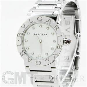 BVLGARI ブルガリ ブルガリ・ブルガリ BBL26WSS/12 12Pダイヤ ホワイト MOP