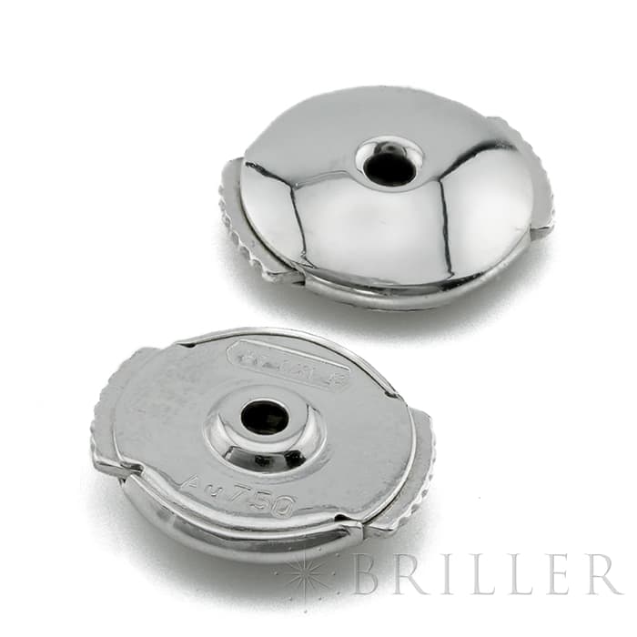 CARTIER カルティエ クラシック フープ ピアス ホワイトゴールド ダイヤモンド 9