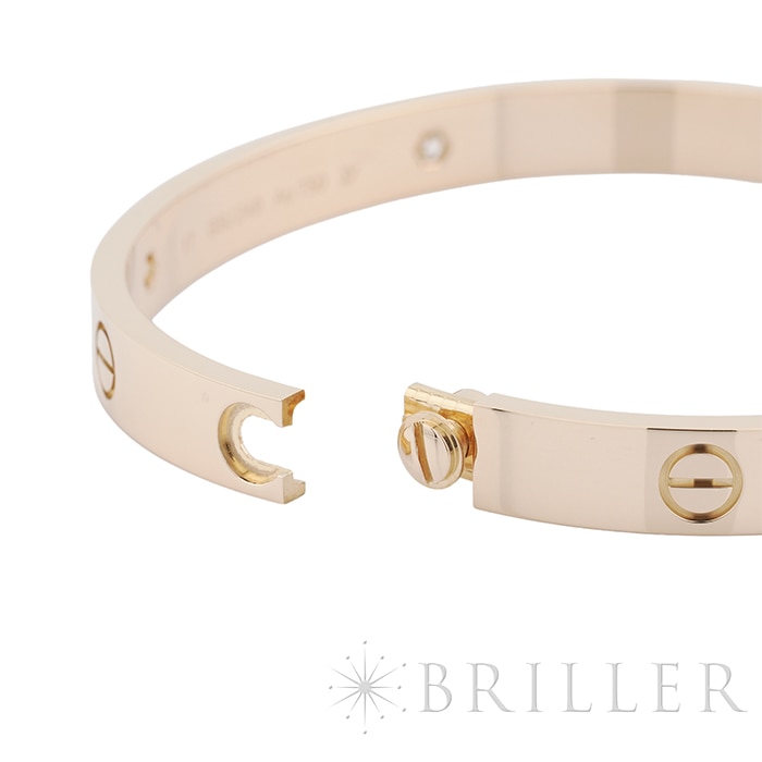 CARTIER カルティエ ラブ ブレスレット クラシックモデル 17号 4Pダイヤモンド イエローゴールド B6070017 9