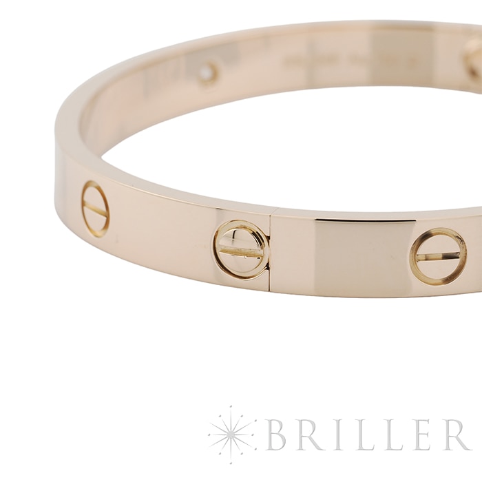 CARTIER カルティエ ラブ ブレスレット クラシックモデル 17号 4Pダイヤモンド イエローゴールド B6070017 11