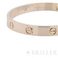 CARTIER カルティエ ラブ ブレスレット クラシックモデル 17号 4Pダイヤモンド イエローゴールド B6070017 11