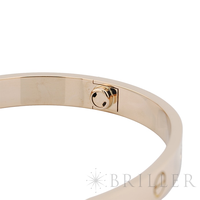 CARTIER カルティエ ラブ ブレスレット クラシックモデル 17号 4Pダイヤモンド イエローゴールド B6070017 12