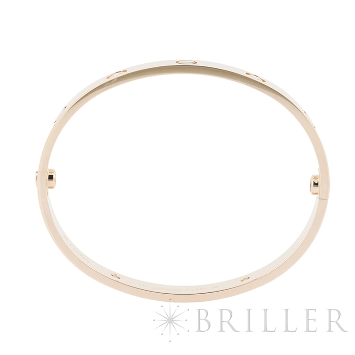 CARTIER カルティエ ラブ ブレスレット クラシックモデル 17号 4Pダイヤモンド イエローゴールド B6070017 3