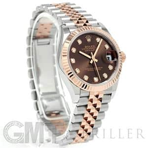 ROLEX ロレックス デイトジャスト 31 278271G チョコレート ジュビリーブレスレット