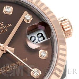 ROLEX ロレックス デイトジャスト 31 278271G チョコレート ジュビリーブレスレット