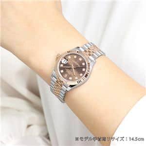 ROLEX ロレックス デイトジャスト 31 278271G チョコレート ジュビリーブレスレット