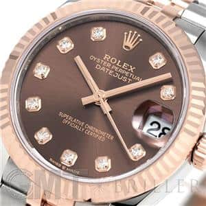 ROLEX ロレックス デイトジャスト 31 278271G チョコレート ジュビリーブレスレット