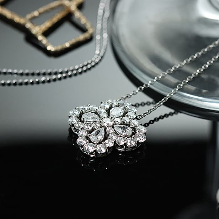 HARRY WINSTON ハリー・ウィンストン ループ・フルモチーフ・ペンダント ネックレス プラチナ ダイヤモンド PEDPRPMEL4C 2