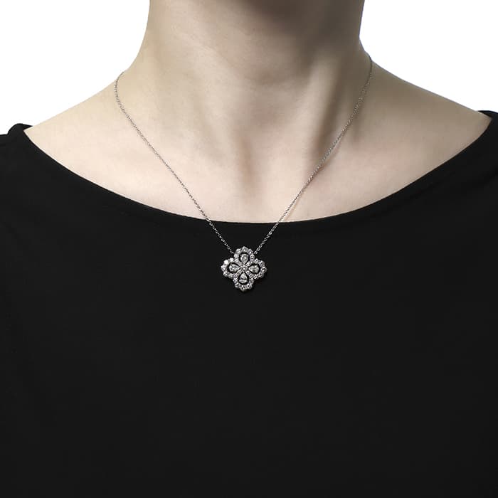 HARRY WINSTON ハリー・ウィンストン ループ・フルモチーフ・ペンダント ネックレス プラチナ ダイヤモンド PEDPRPMEL4C 14