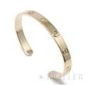 CARTIER カルティエ ラブ ブレスレット オープンバングル イエローゴールド B6032417 17号 4