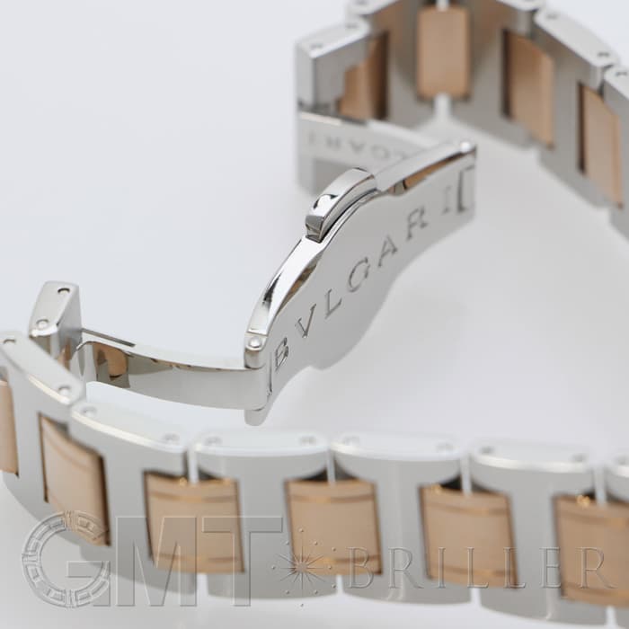 BVLGARI ブルガリ ブルガリ・ブルガリ ブラウン 12Pダイヤ BBL33C11SPG/12 23
