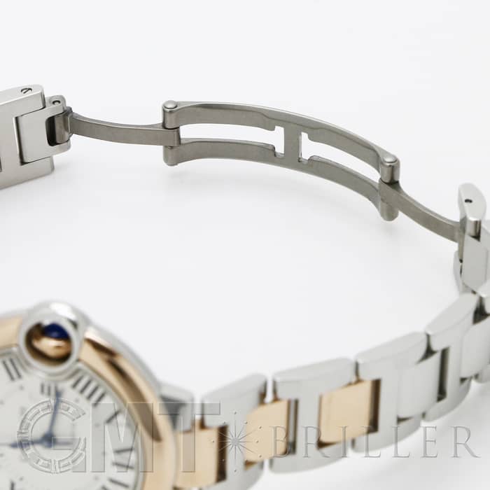 CARTIER カルティエ バロンブルー ドゥ カルティエ シルバー 33mm W2BB0023 23