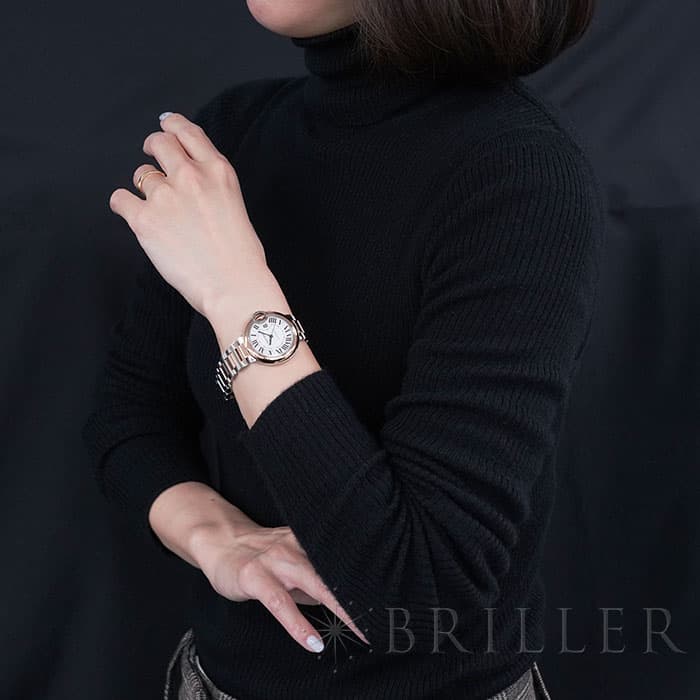 CARTIER カルティエ バロンブルー ドゥ カルティエ シルバー 33mm W2BB0023 29