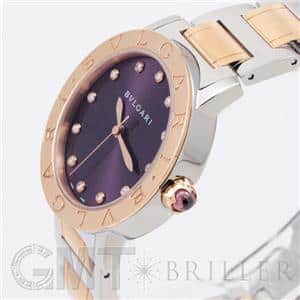 BVLGARI ブルガリ ブルガリ・ブルガリ オートマティック 33mm パープル SS/PG BBL33C7SPG/12