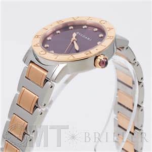 BVLGARI ブルガリ ブルガリ・ブルガリ オートマティック 33mm パープル SS/PG BBL33C7SPG/12