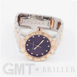 BVLGARI ブルガリ ブルガリ・ブルガリ オートマティック 33mm パープル SS/PG BBL33C7SPG/12