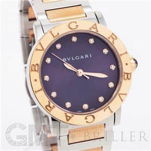 BVLGARI ブルガリ ブルガリ・ブルガリ オートマティック 33mm パープル SS/PG BBL33C7SPG/12