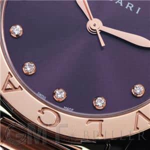 BVLGARI ブルガリ ブルガリ・ブルガリ オートマティック 33mm パープル SS/PG BBL33C7SPG/12