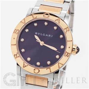 BVLGARI ブルガリ ブルガリ・ブルガリ オートマティック 33mm パープル SS/PG BBL33C7SPG/12