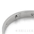 CARTIER カルティエ ラブ ブレスレット クラシックモデル ホワイトゴールド  6ダイヤモンド 17号 10
