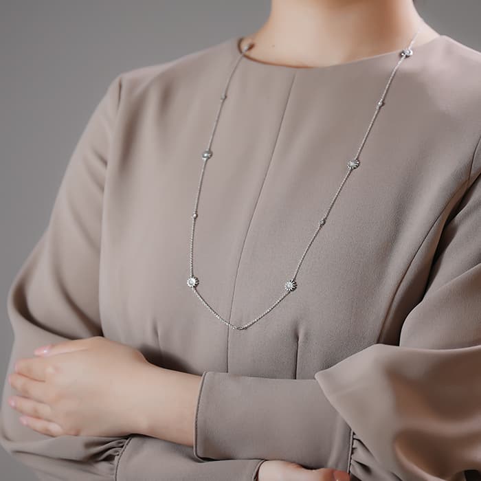 Damiani ダミアーニ マルゲリータ ネックレス ホワイトゴールド ダイヤモンド 20094326 14