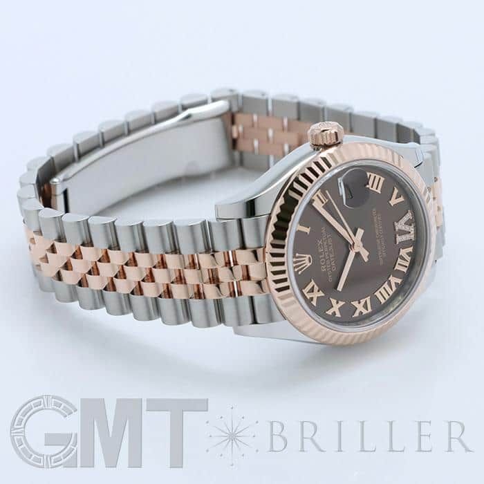 ROLEX ロレックス デイトジャスト 31 278271 チョコレート ローマ VIダイヤ ジュビリーブレス 17