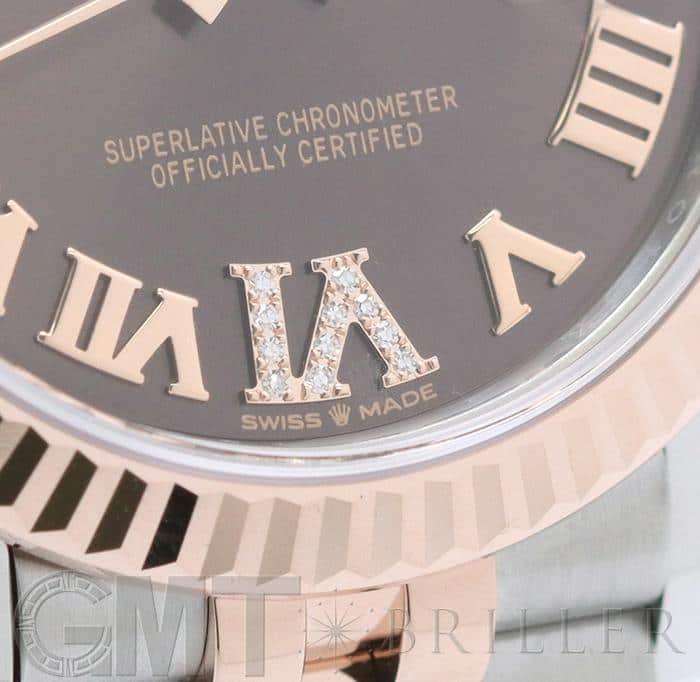 ROLEX ロレックス デイトジャスト 31 278271 チョコレート ローマ VIダイヤ ジュビリーブレス 21