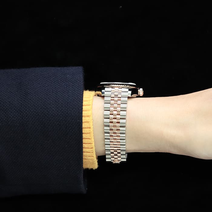 ROLEX ロレックス デイトジャスト 31 278271 チョコレート ローマ VIダイヤ ジュビリーブレス 26